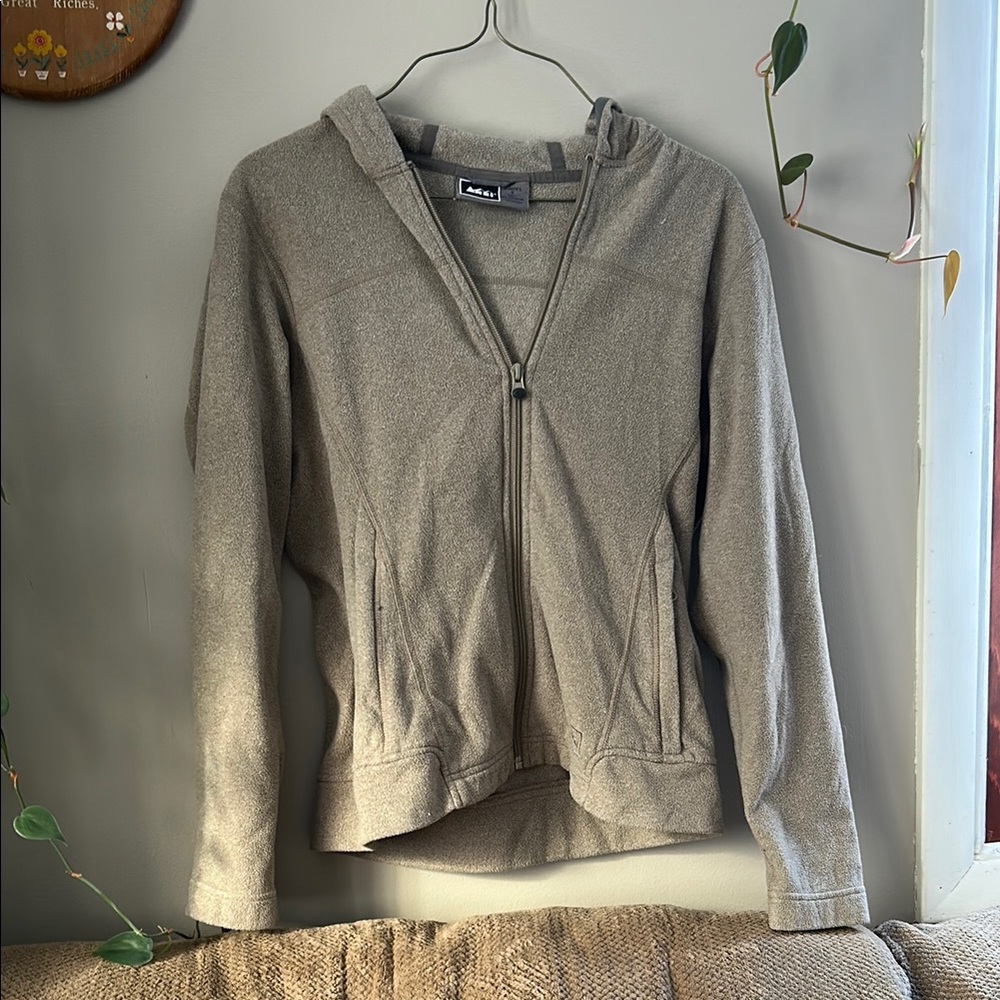 Gray Zip-Up Hoodie